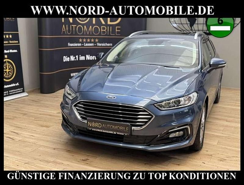 Chromablau metallic (metallic) Gebraucht 2022 Ford Mondeo Titanium Kombi | 19.990 € (Etwas zu teuer) - Bild 1/3