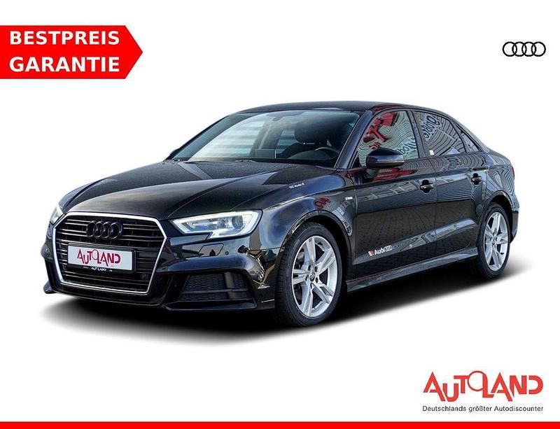 Schwarz Gebraucht 2020 Audi A3 S-Line Limousine | 21.490 € (Guter Preis) - Bild 1/4