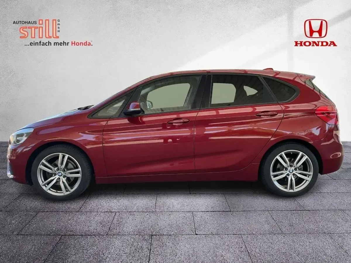 Gebraucht BMW 218 Active Tourer Sport Line 136 PS (100 kW) 2015 Rot Van / Kleinbus