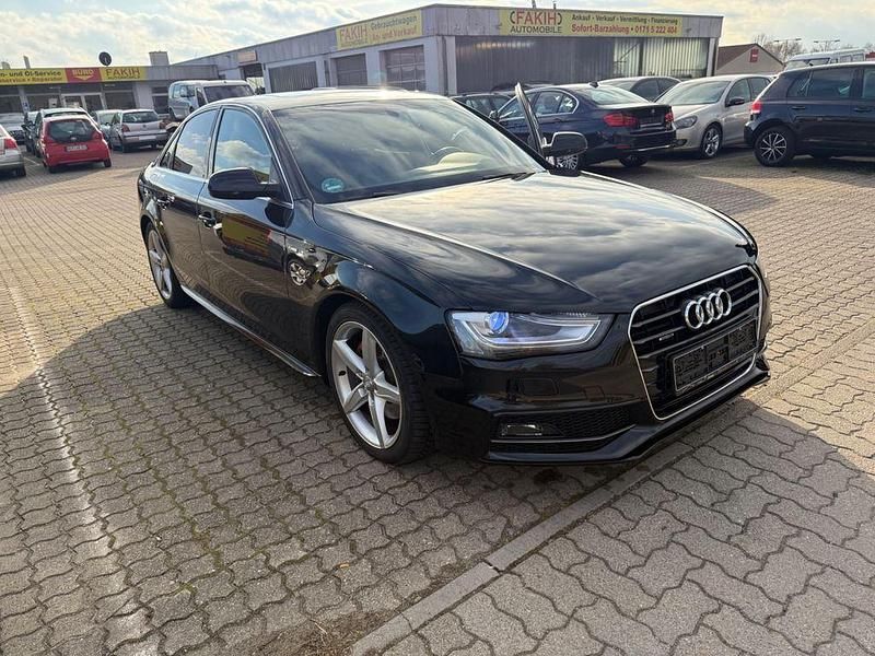 Schwarz Gebraucht 2014 Audi A4 S-Line Limousine | 13.900 € (Guter Preis) - Bild 1/4