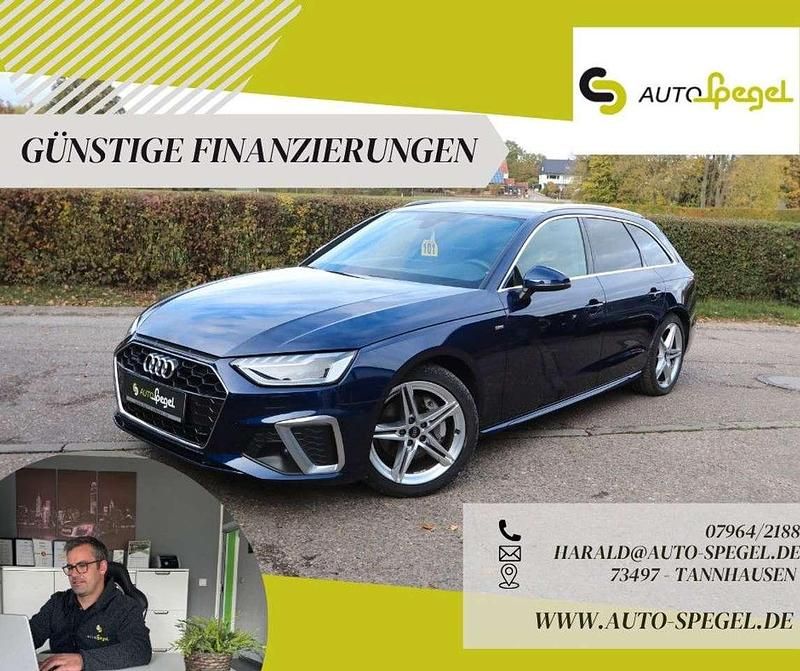 Navarrablau Gebraucht 2024 Audi A4 S-Line Kombi | 33.490 € (Superpreis) - Bild 1/4