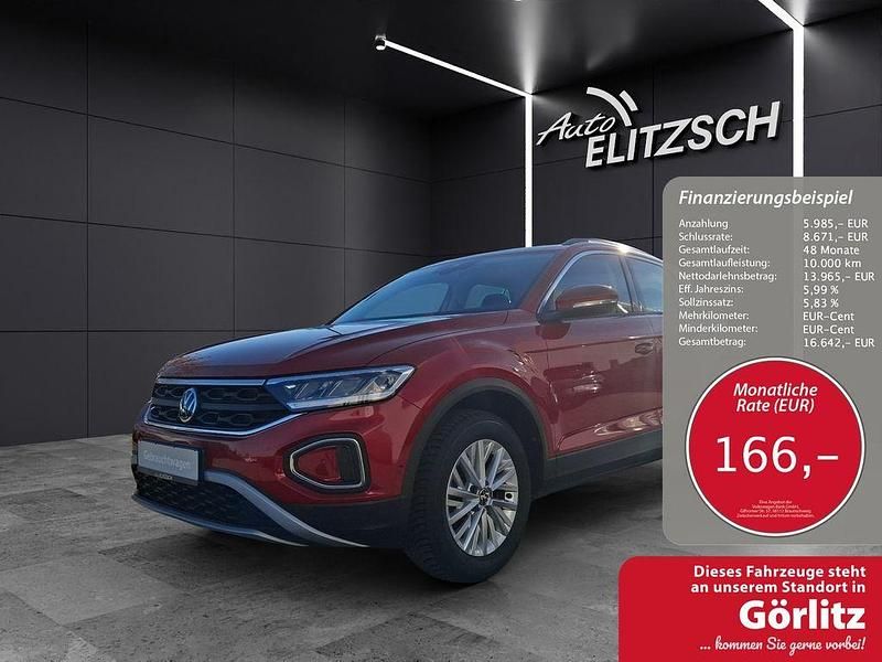 Kings red metallic Gebraucht 2022 VW T-Roc Life SUV | 19.950 € (Etwas zu teuer) - Bild 1/4