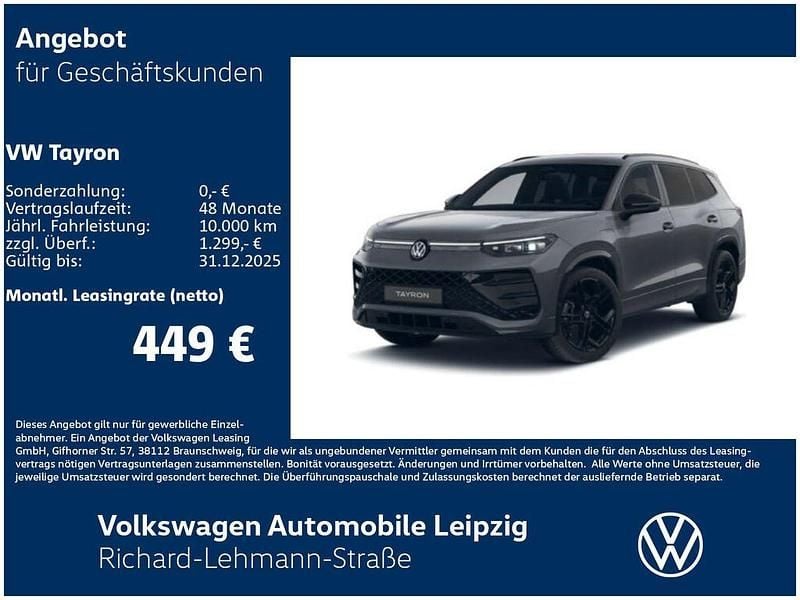 Grau Neu 2025 VW Tayron R-line SUV | 62.490 € (Guter Preis) - Bild 1/4