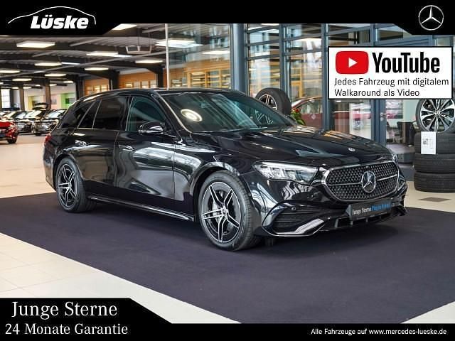 Obsidianschwarz Gebraucht 2024 Mercedes E300 AMG line Kombi | 54.900 € (Superpreis) - Bild 1/4