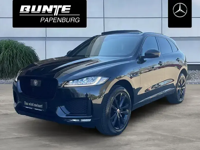 Gebraucht Jaguar F-Pace Chequered Flag 179 PS (131 kW) 2020 Santorini black (schwarz) SUV