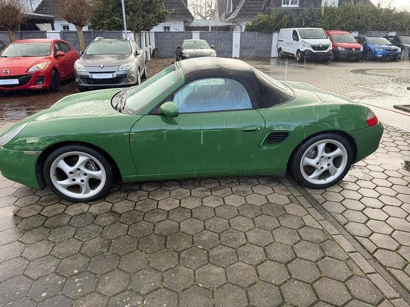 Gebraucht Porsche Boxster 220 PS (161 kW) 2001 Grün Cabrio