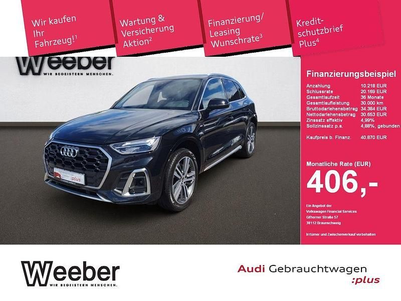 Mythosschwarz (metallic) Gebraucht 2022 Audi Q5 Ambiente SUV | 40.870 € (Fairer Preis) - Bild 1/4