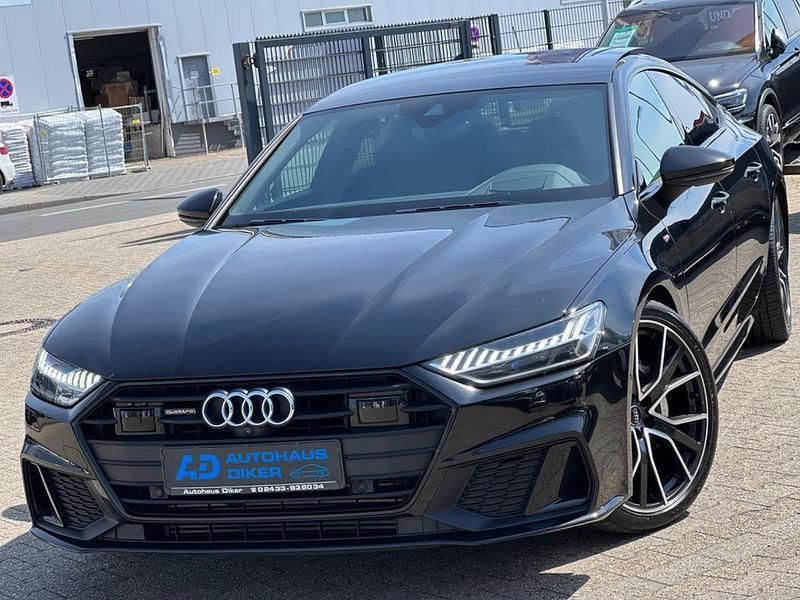 Schwarz Gebraucht 2018 Audi A7 Sportback S-Line Kleinwagen | 43.900 € (Teuer) - Bild 1/4