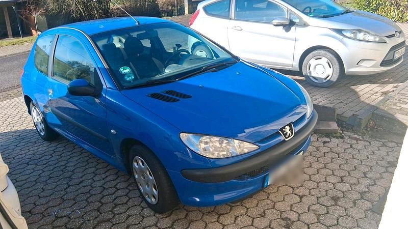 Blau Gebraucht 2005 Peugeot 206 Kleinwagen | 550 € (Superpreis) - Bild 1/4