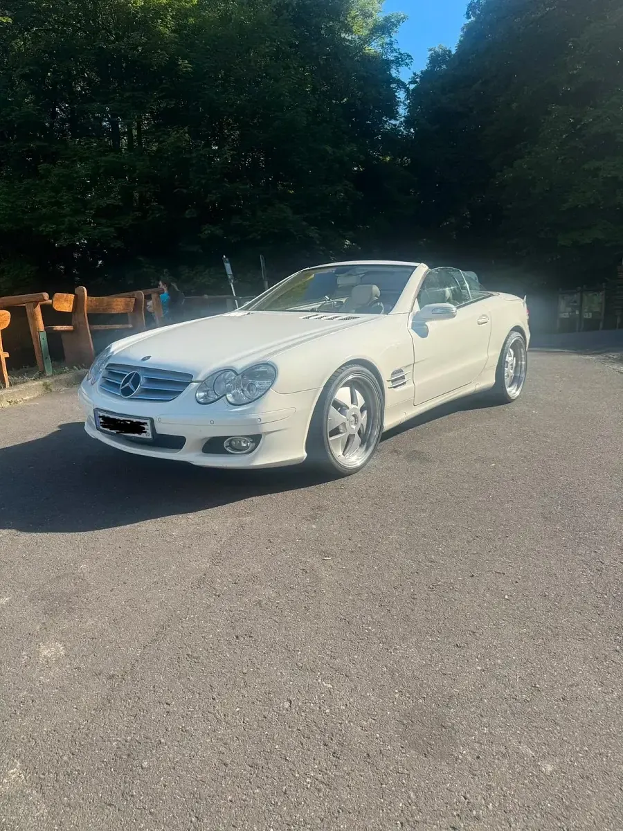 Gebraucht Mercedes SL350 272 PS (200 kW) 2008 Weiß Cabrio