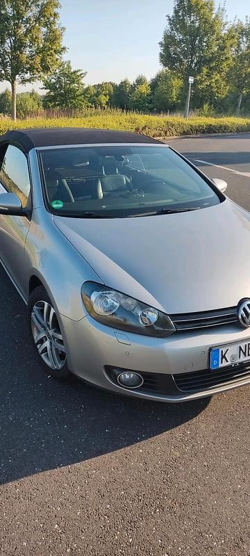 Silber Gebraucht 2012 VW Golf Cabriolet Cabrio | 5.250 € (Guter Preis) - Bild 1/4