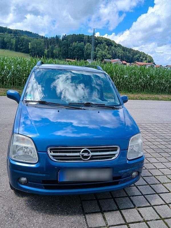Blau Gebraucht 2004 Opel Agila Kleinwagen | 650 € (Fairer Preis) - Bild 1/4