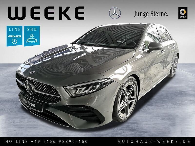 Grau Gebraucht 2024 Mercedes A200 Advanced Plus Limousine | 33.589 € (Etwas zu teuer) - Bild 1/4