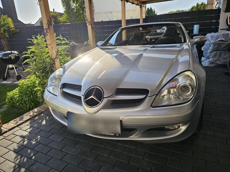 Silber Gebraucht 2005 Mercedes SLK200 Cabrio | 6.700 € (Guter Preis) - Bild 1/4