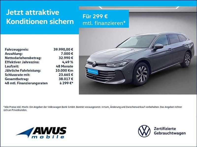 Gebraucht VW Passat Business 150 PS (110 kW) 2025 Grau Kombi