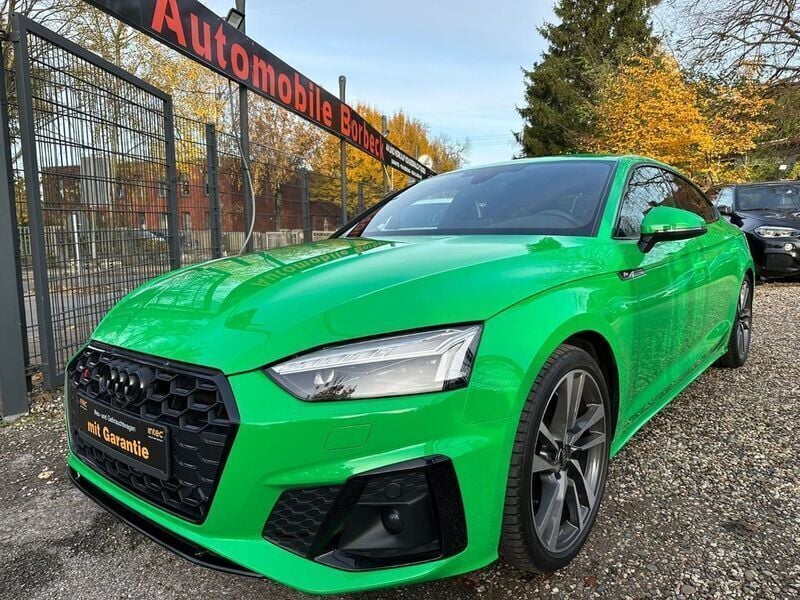 Grün Gebraucht 2022 Audi S5 Sportback Exclusive Kleinwagen | 38.900 € (Guter Preis) - Bild 1/4