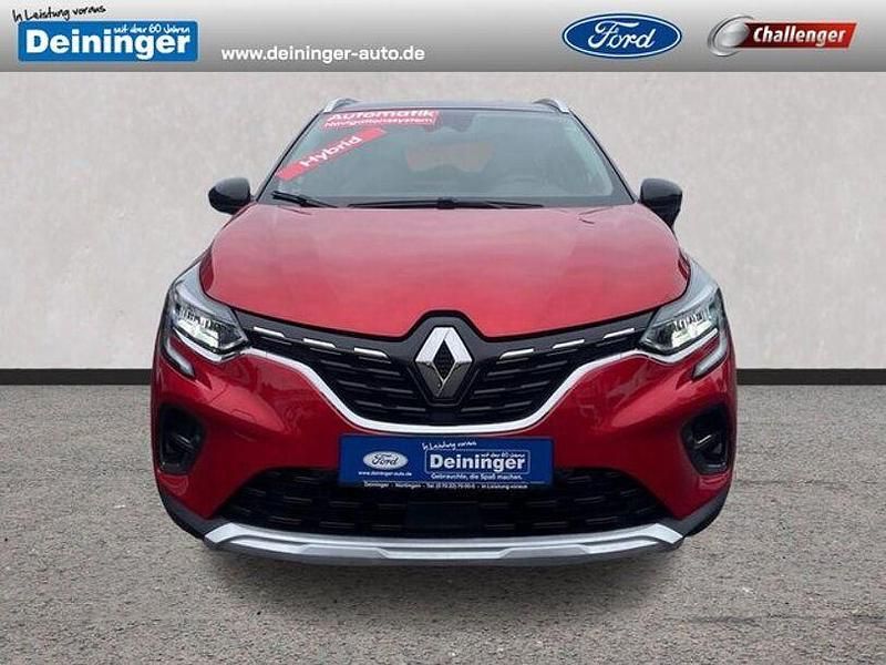 Rot nnp + schwarz gne (metallic) Gebraucht 2021 Renault Captur Intens SUV | 18.890 € (Fairer Preis) - Bild 1/4