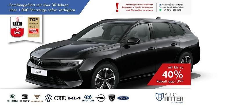 Neu Opel Astra Edition 131 PS (96 kW) 2025 Karbon schwarz metallic/schwar Kombi