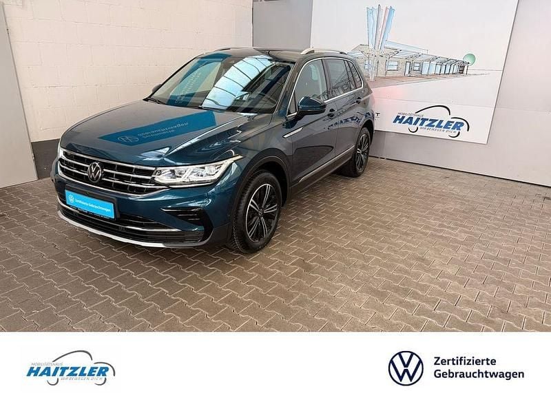 Blau Gebraucht 2021 VW Tiguan Elegance SUV | 28.980 € (Fairer Preis) - Bild 1/4