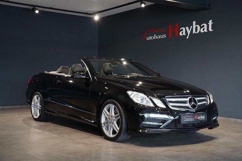 Schwarz Gebraucht 2013 Mercedes E220 AMG Cabrio | 18.850 € (Etwas zu teuer) - Bild 1/4
