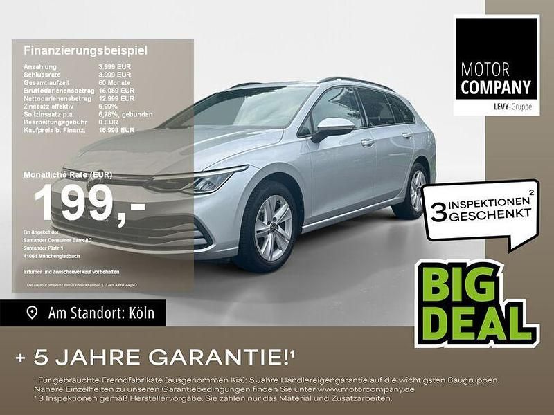 Reflexsilber metallic Gebraucht 2022 VW Golf VIII Life Kombi | 16.798 € (Fairer Preis) - Bild 1/4