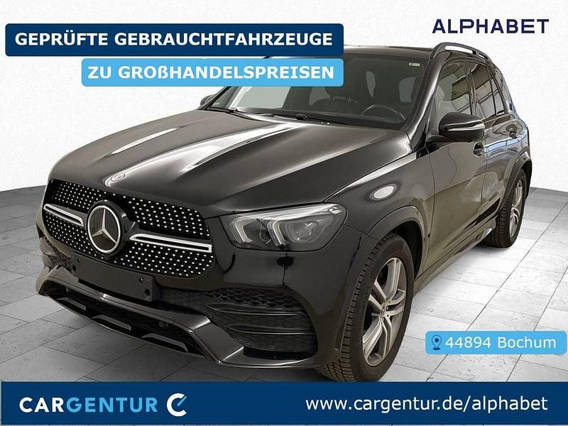Obsidianschwarz Gebraucht 2022 Mercedes GLE350 AMG line SUV | 61.795 € (Fairer Preis) - Bild 1/2