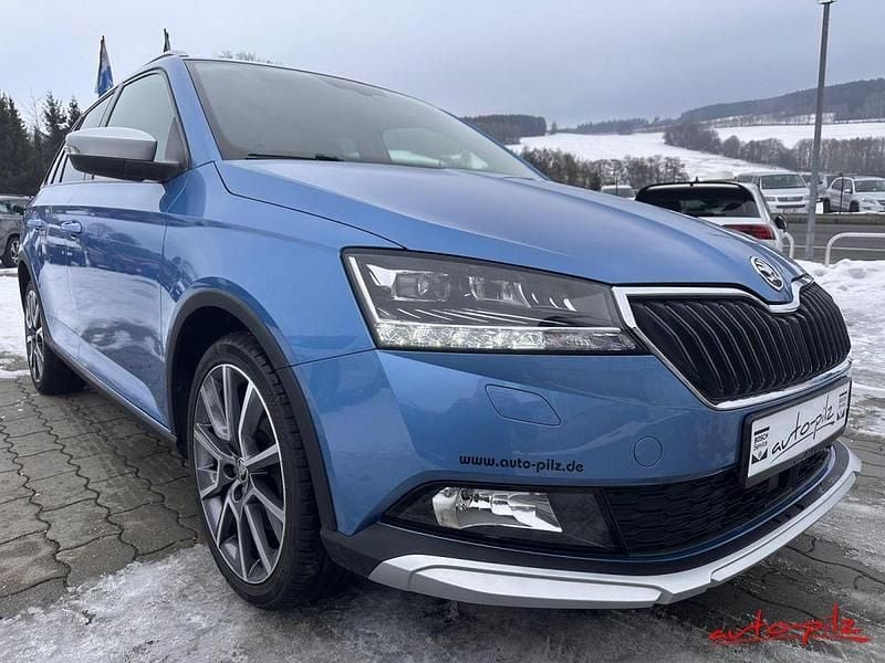 Gebraucht Skoda Fabia ScoutLine 110 PS (80 kW) 2019 Blau Kombi