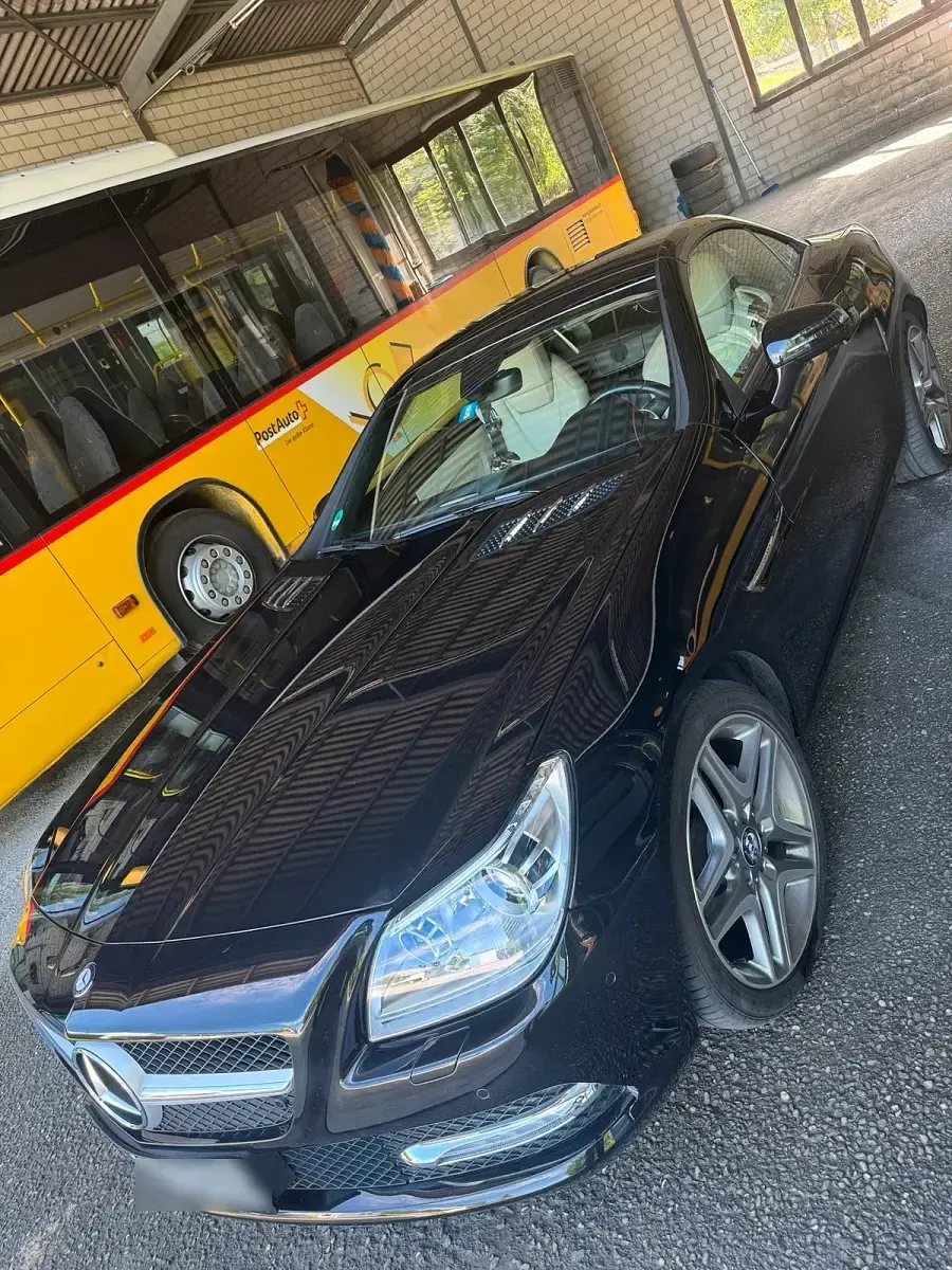 Gebraucht Mercedes SLK200 186 PS (136 kW) 2011 Schwarz Cabrio