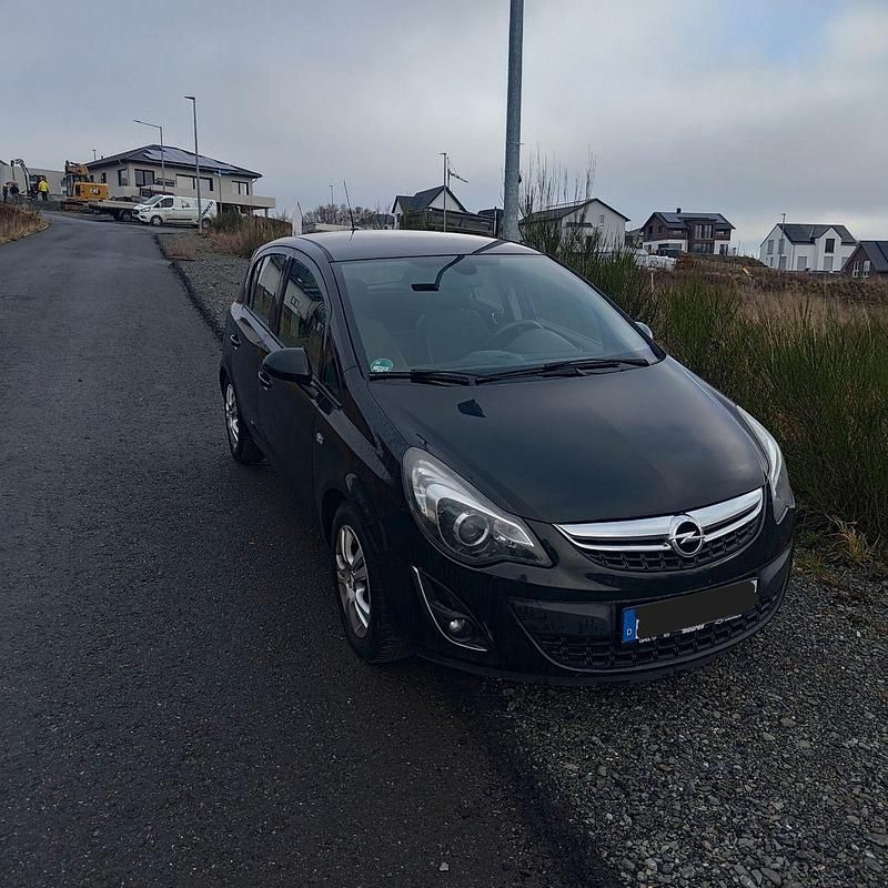 Gebraucht Opel Corsa Edition 101 PS (74 kW) 2013 Schwarz Kleinwagen