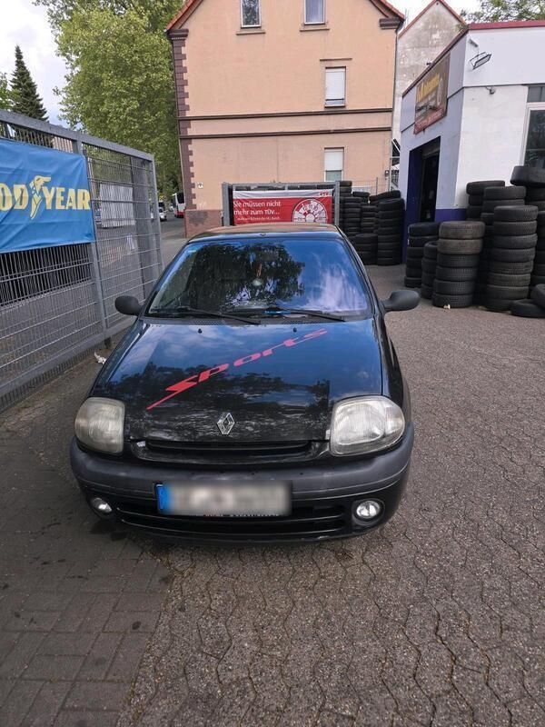 Schwarz Gebraucht 2000 Renault Clio II Kleinwagen | 1.200 € (Fairer Preis) - Bild 1/4