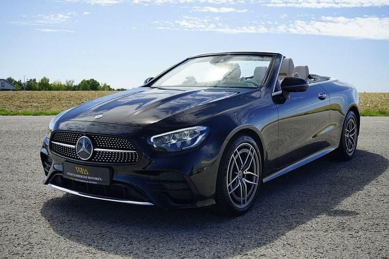 Schwarz Gebraucht 2023 Mercedes E400 Cabrio | 69.900 € - Bild 1/4