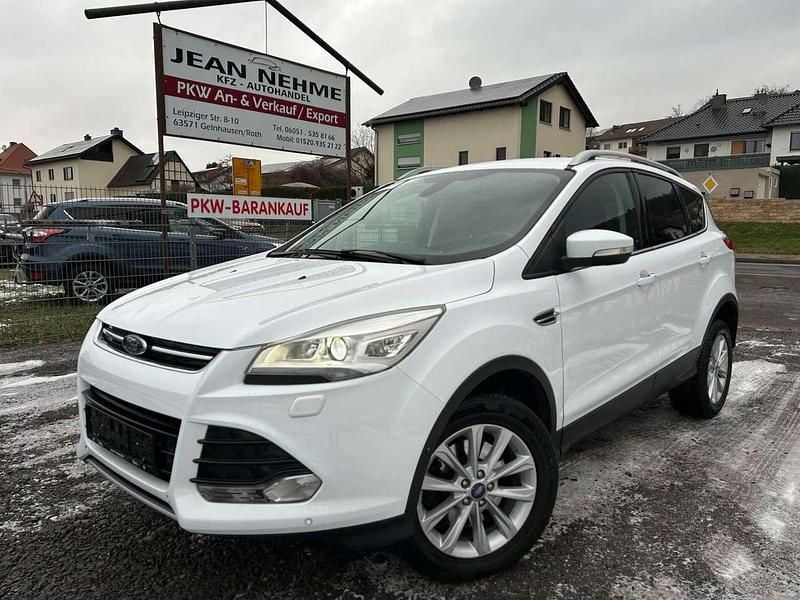 Frostweiß Gebraucht 2015 Ford Kuga Titanium SUV | 6.900 € (Superpreis) - Bild 1/4
