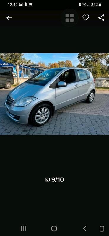 Silber Gebraucht 2009 Mercedes A160 Kleinwagen | 2.400 € (Fairer Preis) - Bild 1/4