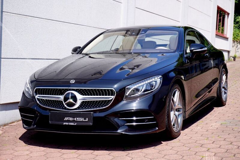 Schwarz Gebraucht 2019 Mercedes S560 AMG line Limousine | 89.900 € - Bild 1/4