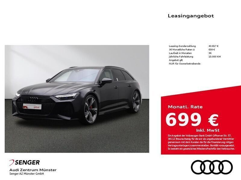 Schwarz Neu 2025 Audi RS6 Sport Kombi | 153.990 € (Teuer) - Bild 1/4