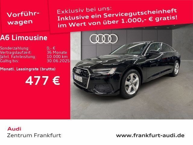 Brillantschwarz Gebraucht 2024 Audi A6 Premium Limousine | 43.250 € (Etwas zu teuer) - Bild 1/4