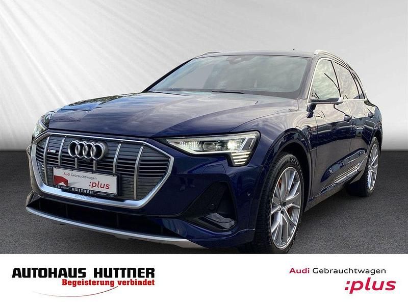 Navarrablau (metallic) Gebraucht 2020 Audi e-tron S-Line SUV | 34.970 € (Guter Preis) - Bild 1/4