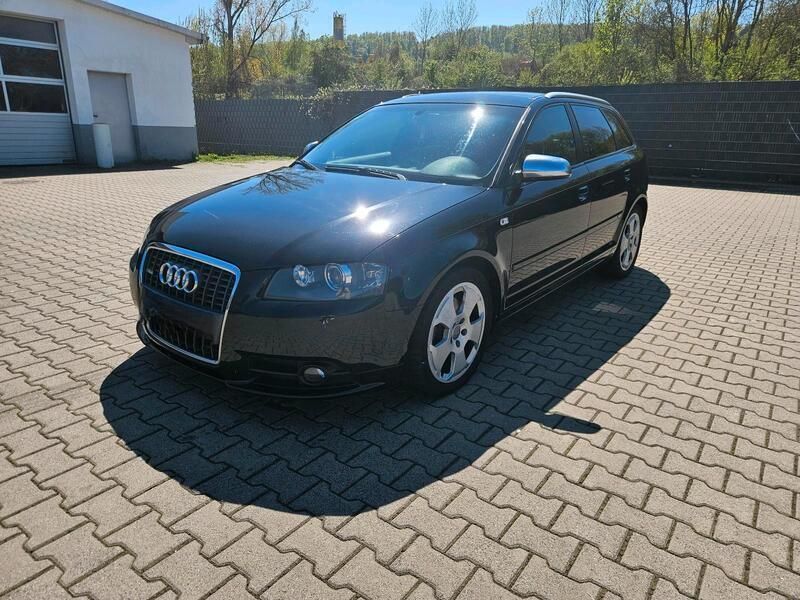 Schwarz Gebraucht 2007 Audi A3 S-Line Kleinwagen | 6.700 € (Teuer) - Bild 1/4