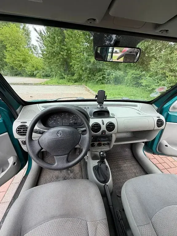 Gebraucht Renault Kangoo 75 PS (55 kW) 2002 Grün Van / Kleinbus
