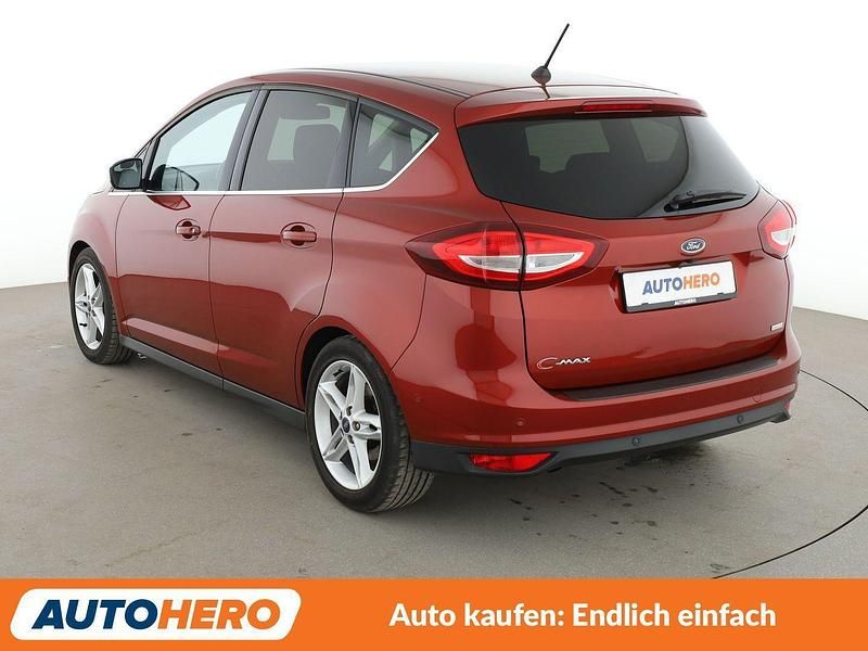 Gebraucht Ford C-MAX Titanium 125 PS (91 kW) 2018 Rot Van / Kleinbus