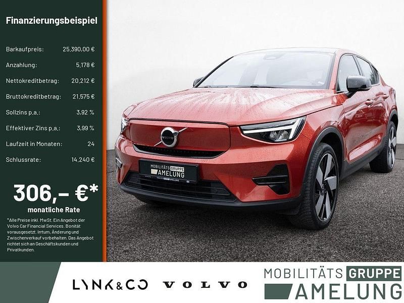 Rot Gebraucht 2022 Volvo C40 Core SUV | 25.390 € (Superpreis) - Bild 1/4
