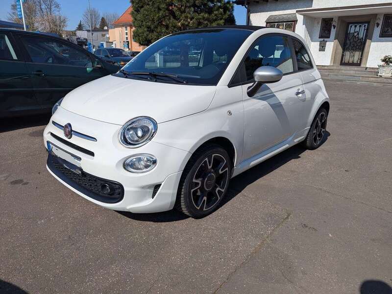 Weiß Gebraucht 2021 Fiat 500 Cabrio | 10.499 € (Guter Preis) - Bild 1/4