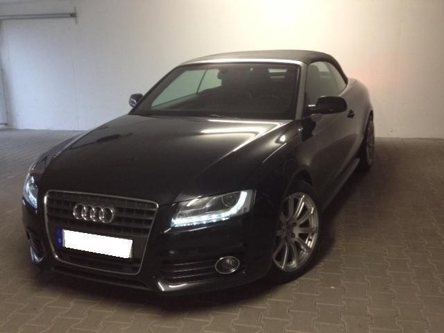Schwarz Gebraucht 2010 Audi A5 Cabriolet S-Line Cabrio | 29.900 € - Bild 1/3