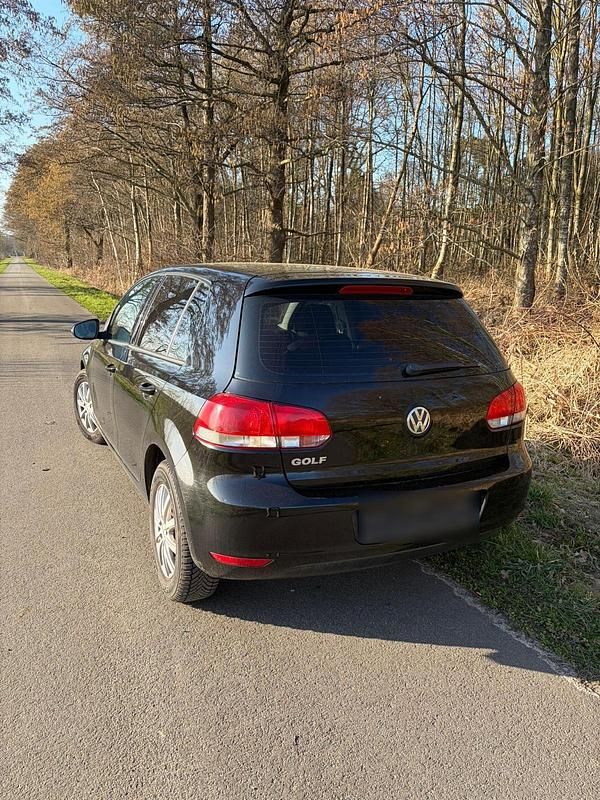 Gebraucht VW Golf VI 2009 Schwarz Kleinwagen