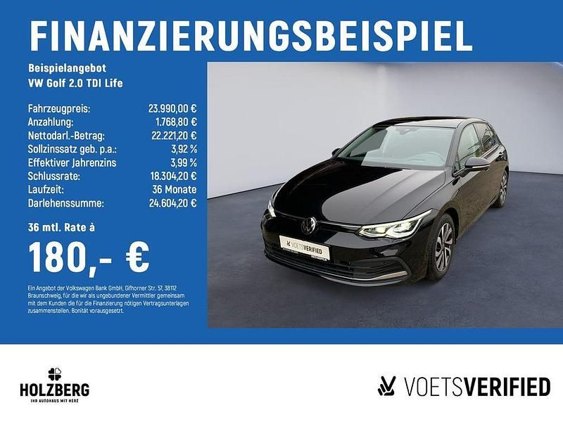 Gebraucht VW Golf VIII Life 150 PS (110 kW) 2023 Schwarz Limousine