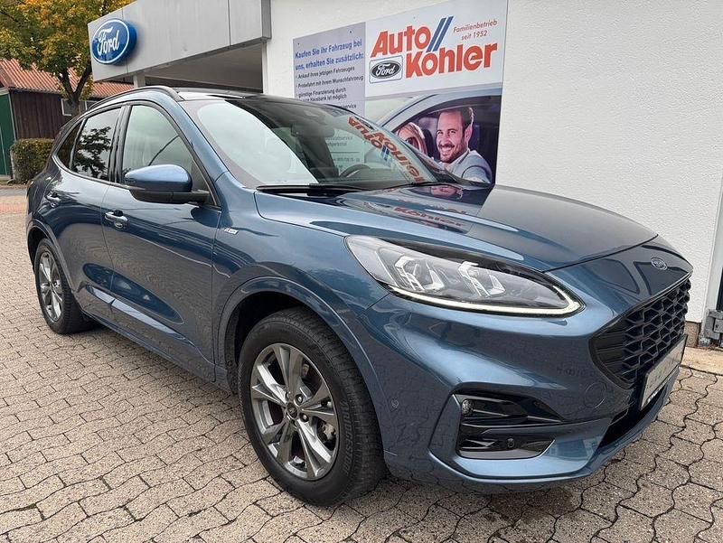 Chromablau metallic Gebraucht 2021 Ford Kuga ST-Line X SUV | 27.900 € (Fairer Preis) - Bild 1/4