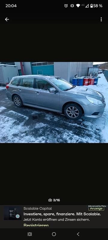 Gebraucht Subaru Legacy 150 PS (110 kW) 2011 Silber Kombi