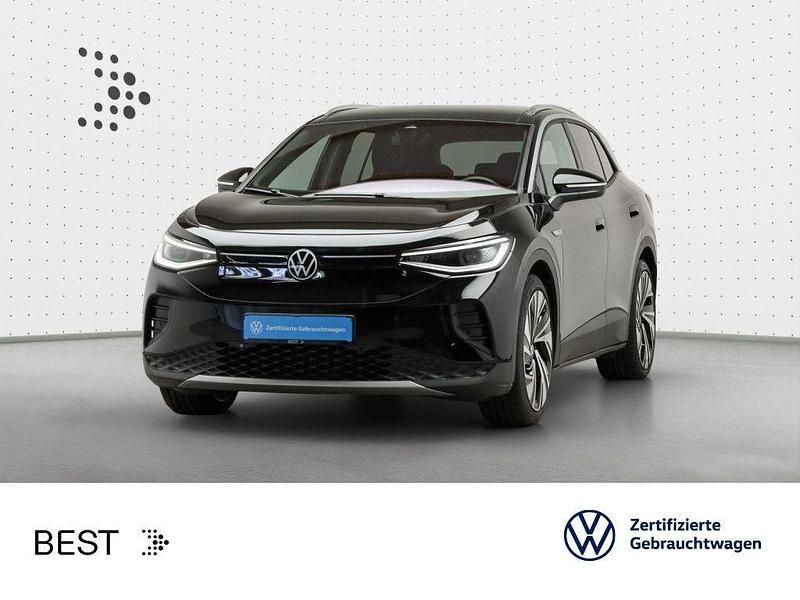 Grenadillschwarz metallic Gebraucht 2023 VW ID.4 Pro Performance SUV | 35.499 € (Fairer Preis) - Bild 1/3