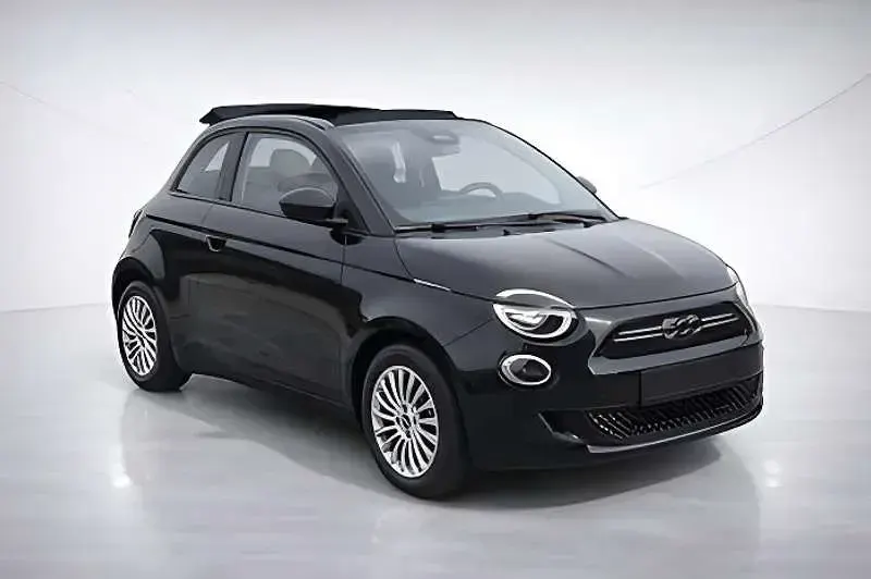 Neu Fiat 500e Red 86 kW (118 PS) 2025 Schwarz Cabrio