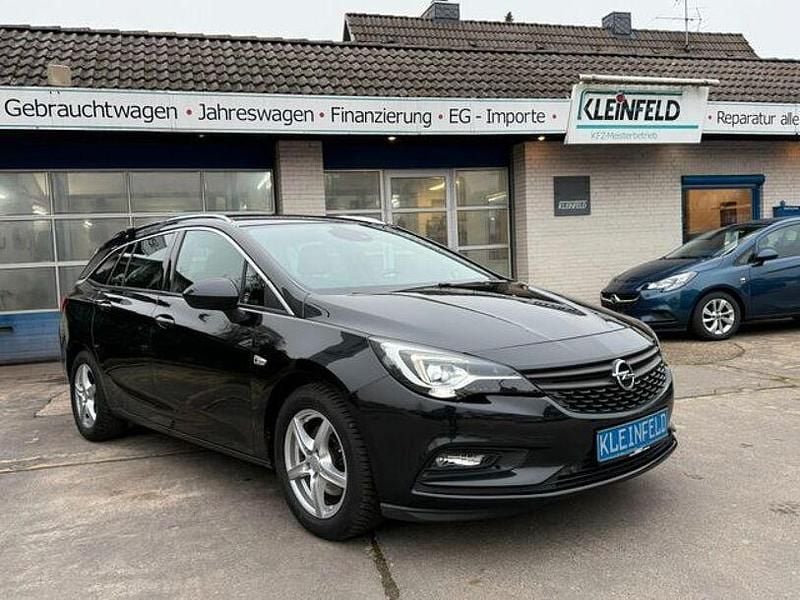 Karbonschwarzmetallic Gebraucht 2016 Opel Astra Innovation Kombi | 11.980 € (Guter Preis) - Bild 1/4